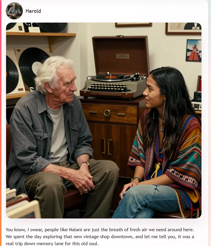 InstaScam hangout system